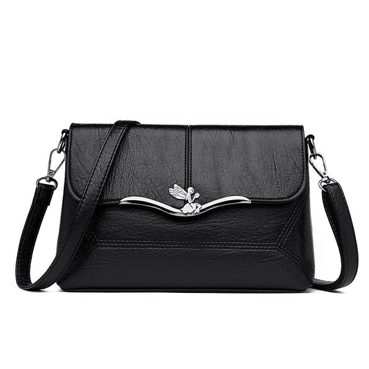 Soft Leather Fashion Tote Crossbody
