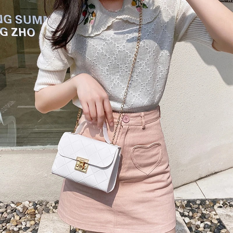 Casual Chain Crossbody Messenger Bag