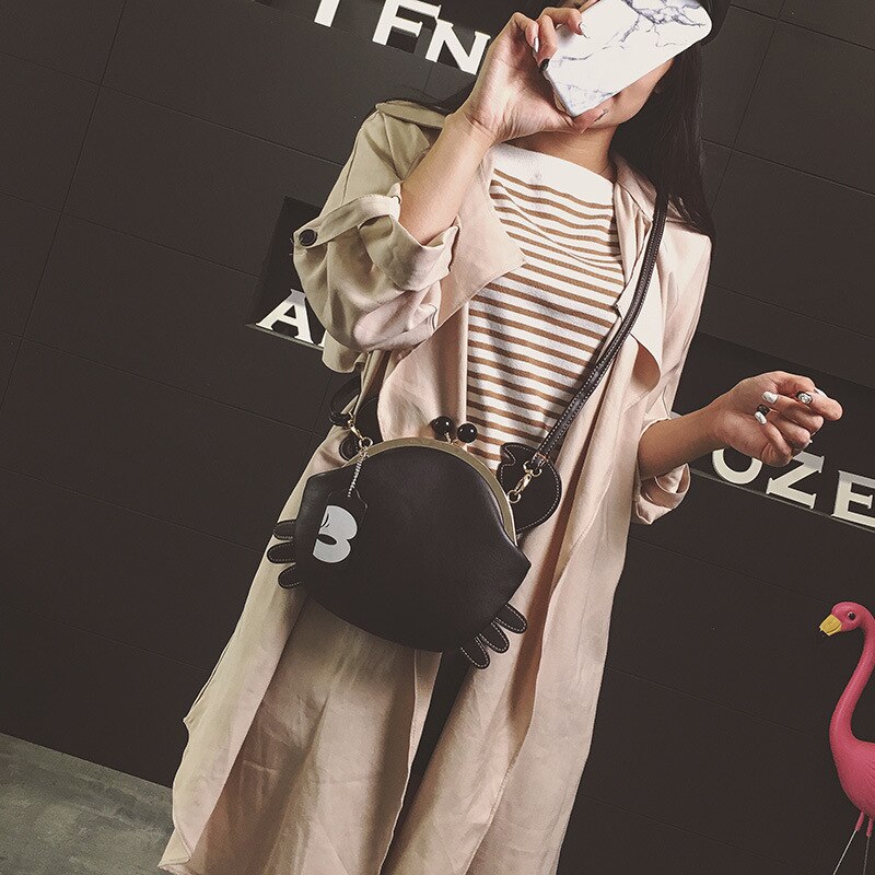 Crab Shaped Crossbody Messenger Bag