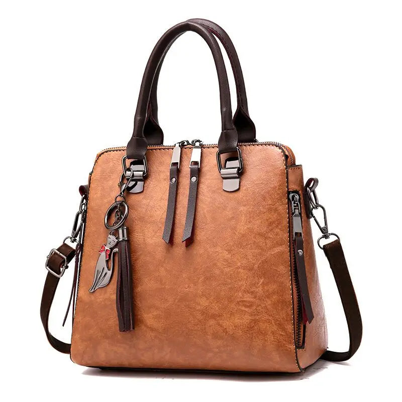 Vento Marea PU Leather Crossbody Tote