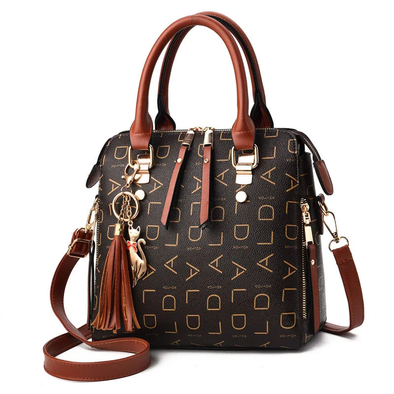 Vento Marea PU Leather Crossbody Tote