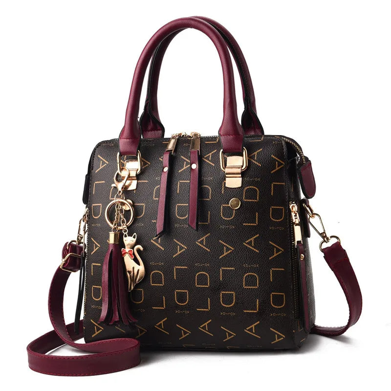 Vento Marea PU Leather Crossbody Tote