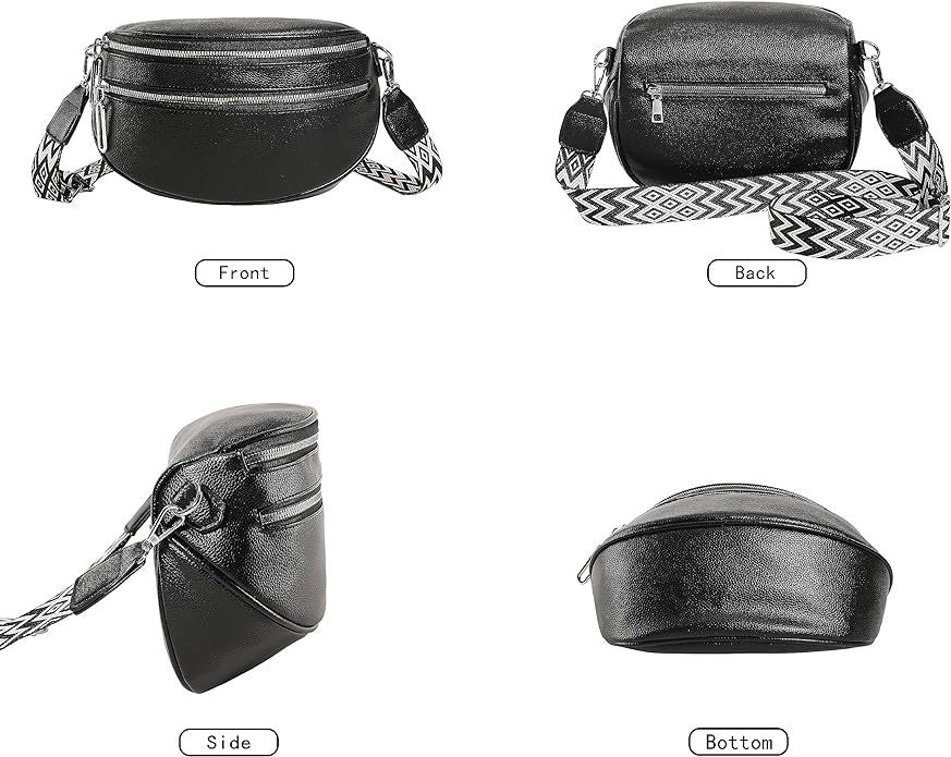 Wide Strap Modern Crossbody Bag