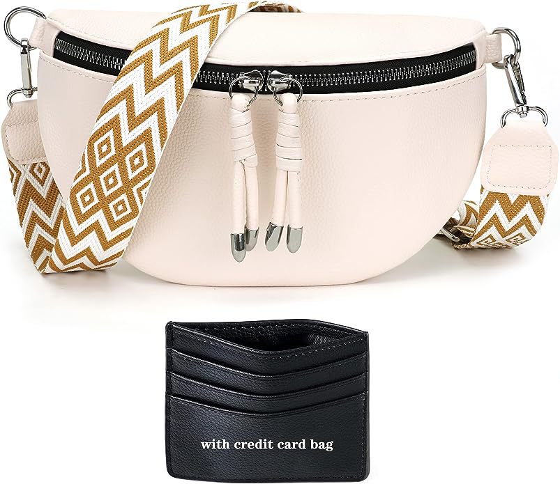 Wide Strap Modern Crossbody Bag