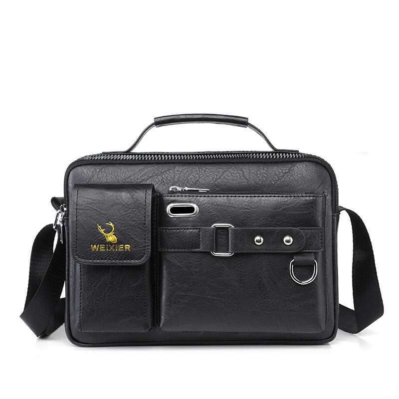 Men's PU Leather iPad Crossbody Bag