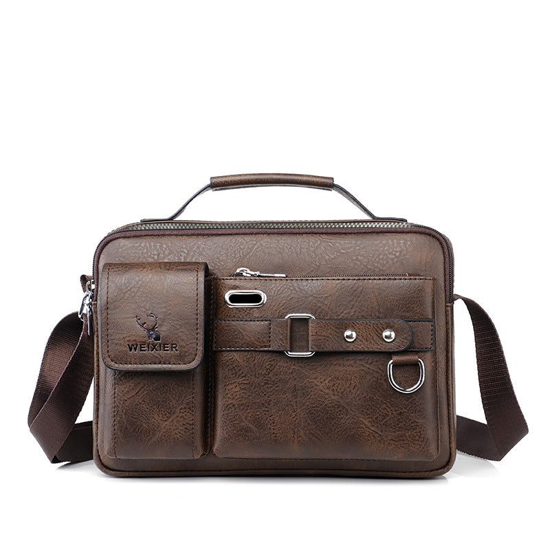 Men's PU Leather iPad Crossbody Bag