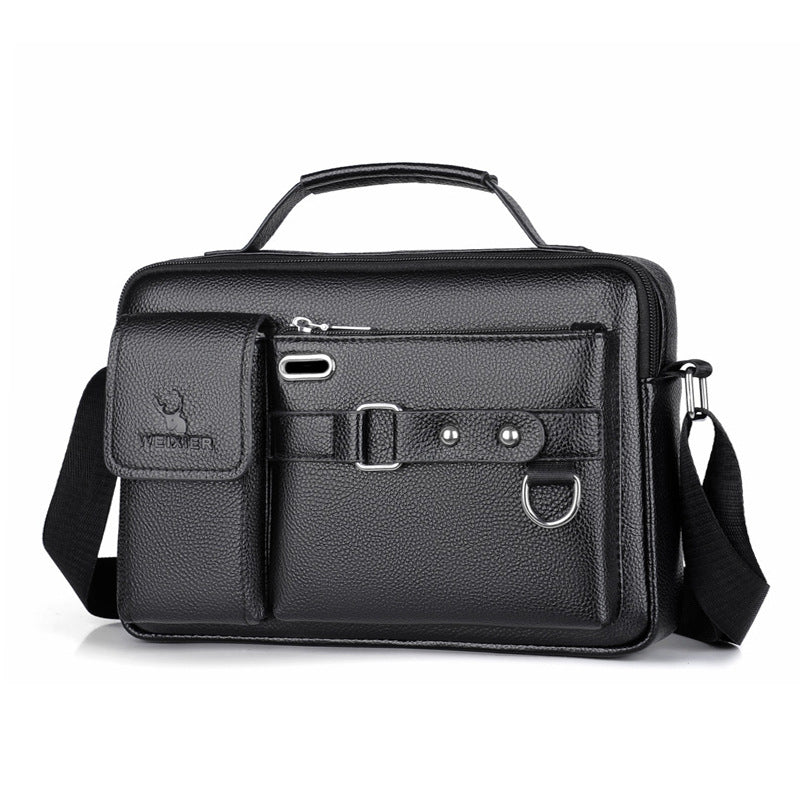 Men's PU Leather iPad Crossbody Bag